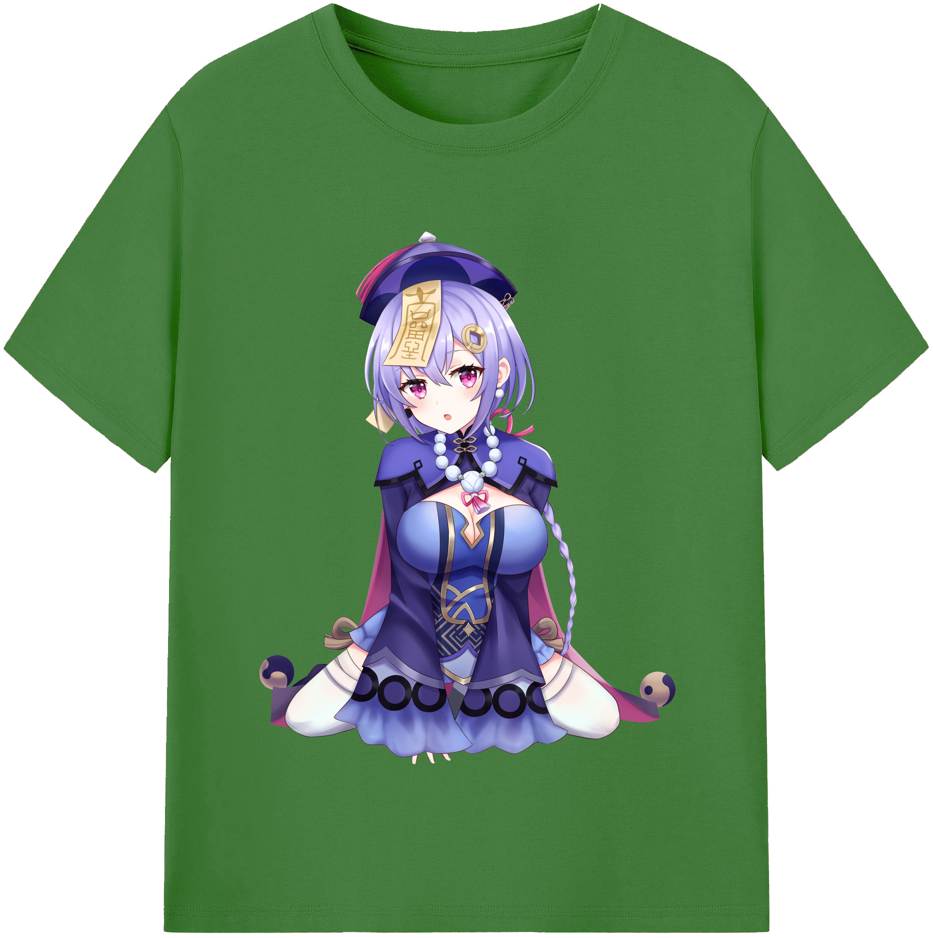げんし神 七七 なな  genshin Nana レディースカジュアルプリントTシャツ（綿100％）